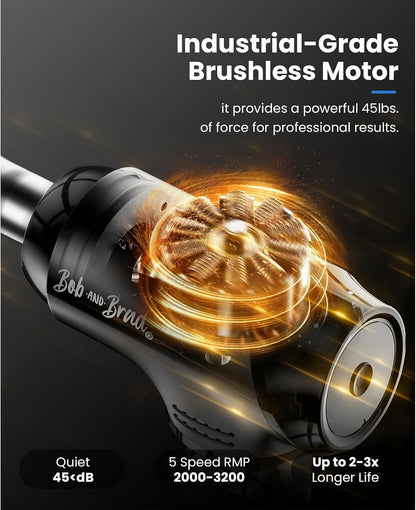 BOB AND BRAD T2 Pro Massage Gun with Heat and Cold, Deep Tissue Percussion Massager Gun for Pain Relief, Muscle Massager, Electric Back Massagers for Professional Athletes Runner