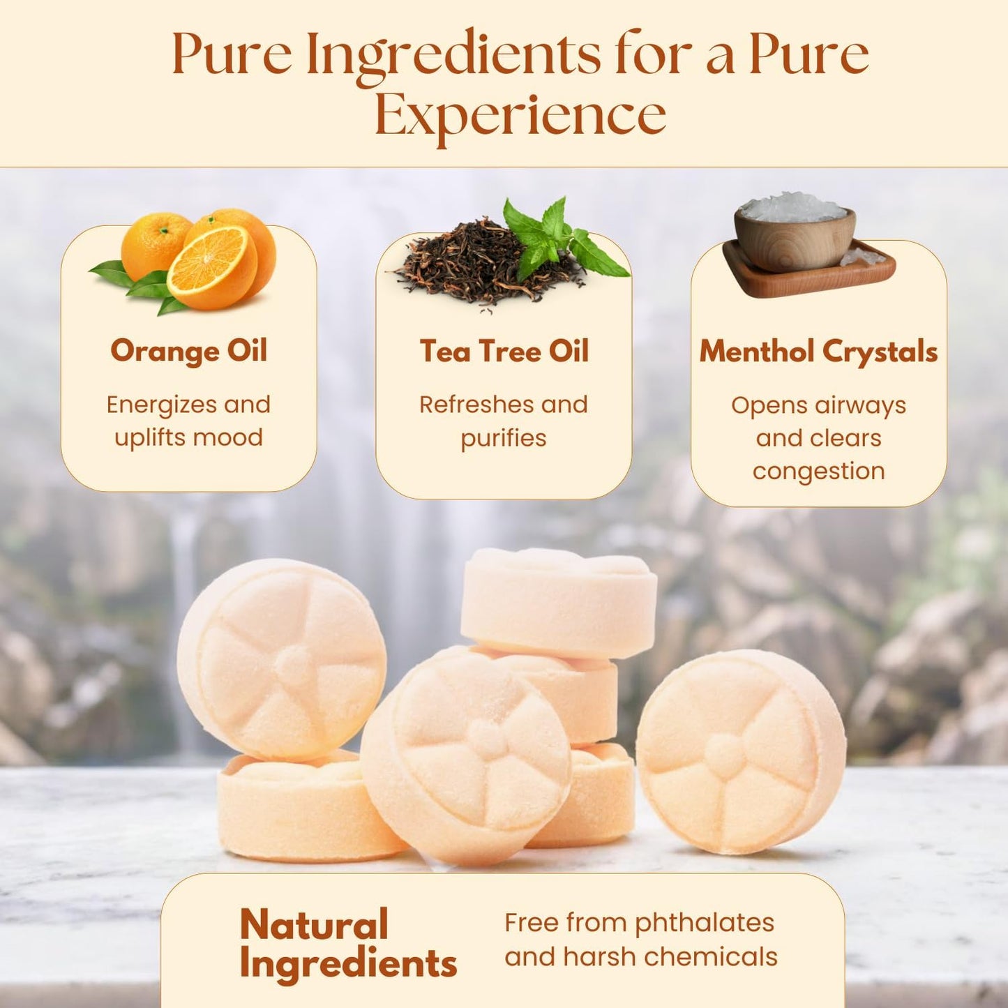 TLG Soothe Shower Steamers Aromatherapy 7 Pack – USA Made with Extra Menthol, Peppermint & Eucalyptus – Shower Bomb for Relaxation, Stress & Sinus Relief – Gift for Men & Women