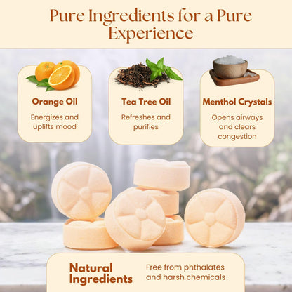 TLG Soothe Shower Steamers Aromatherapy 7 Pack – USA Made with Extra Menthol, Peppermint & Eucalyptus – Shower Bomb for Relaxation, Stress & Sinus Relief – Gift for Men & Women