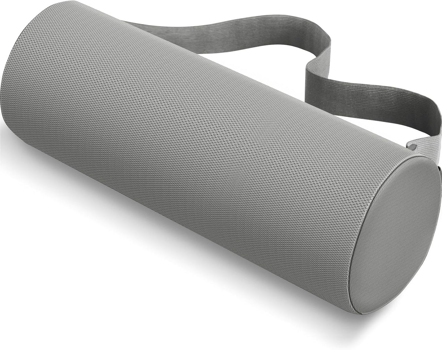 CushZone Lumbar Roll Support Pillow for Office Chair, Car, Gaming Chair, Memory Foam Back Cushion with Washable Cover for Relieving Back Pain & Improving Posture,Black