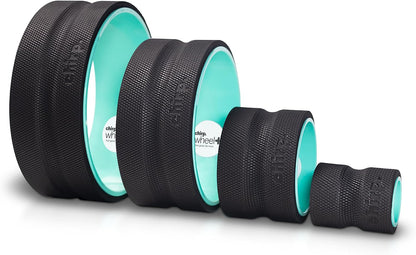 Chirp Wheel Foam Roller - Targeted Back & Neck Pain Relief, Muscle Massage, Trigger Point Therapy, High-Density Foam Tool for Physical Therapy, Stretching & Exercise, 500lbs Capacity, 12-Inch Mint