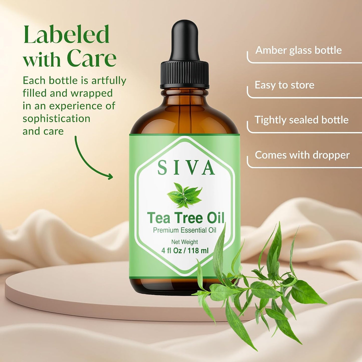 Siva Lavender Essential Oil, Huge Bottle, Large Size, 16 Fl Oz (473 ml)