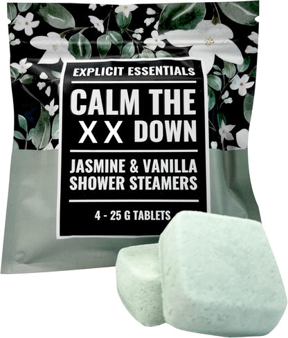 Explicit Essentials B Relax Shower Steamers | Lavender Mint Aromatherapy Shower Steamers for Relaxation & Stress Relief | Spa Shower Gift for Self-Care, Birthdays & Holidays
