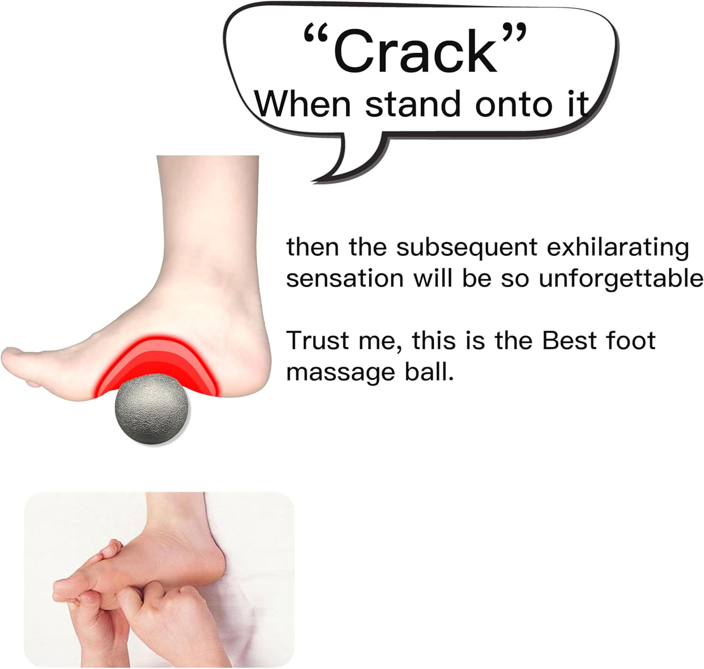 Hard Lacrosse Ball + Soft Peanut Massage Ball Set – Deep Tissue & Trigger Point Tool for Plantar Fasciitis Relief, QL, Iliacus, Glutes, Neck, Hamstrings, Hip Flexors & Myofascial Release