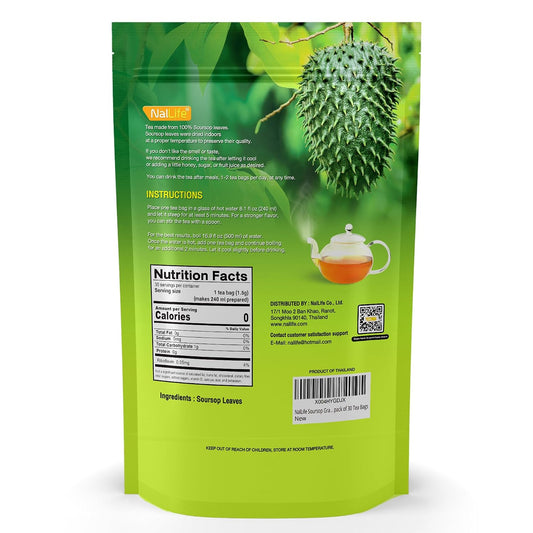 NalLife Soursop Leaves Tea - 30 Tea Bags Soursop Tea