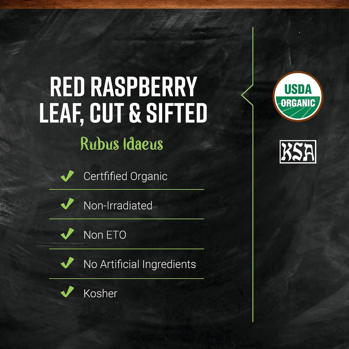 Frontier Co-op Organic Cut and Sifted Red Raspberry Leaf 1.48oz - For Red Raspberry Leaf Tea, Cafe, Restaurant Supply and More - Naturally Caffeine Free
