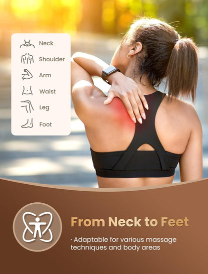 lifechill Trigger Point Massage Tool for Pain Relief Deep Tissue & Gua Sha, HSA Fascia Release Tools for Full Body, FSA Eligible Items Muscle Scraper Acupressure Tool TMJ Relief, Thumb Saver Neck Foot
