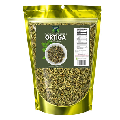 Green Royalty Ortiga (Nettle Leaf) Herbal Tea – Natural Dried Nettle Leaf for Tea & Infusions – 4 oz (114 g)