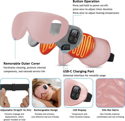 Rechargeable Heated Eye Mask
