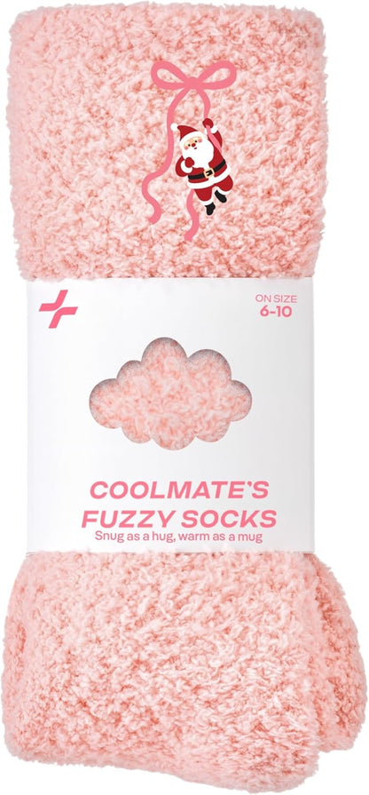 COOLMATE Fuzzy Socks for Women Gift Box – Cozy Soft Cloud Socks for Spa Home, Mother’s Day Gifts for Mom Grandma