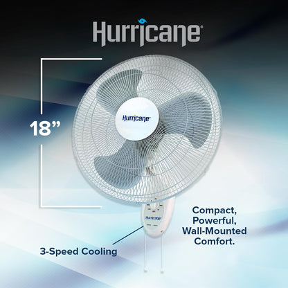 Hurricane Classic 6 Inch Clip Fan, 2 Speed Portable Desk Table Fan with Tilt, White