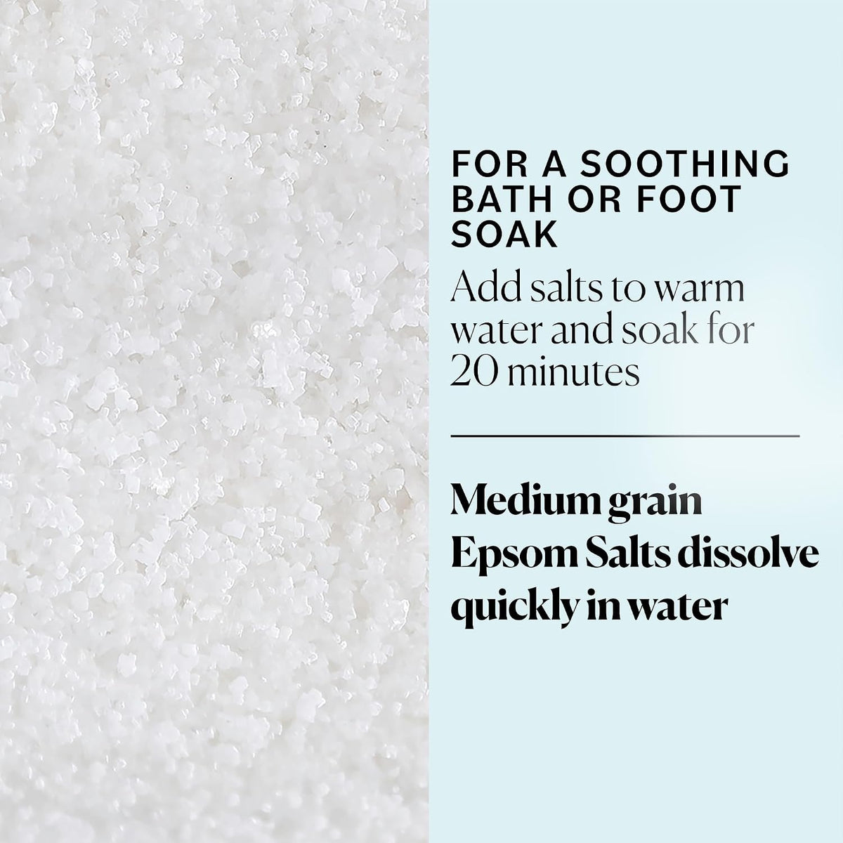 Sky Organics Epsom Salt Bath Soak 5 lbs, Magnesium Sulfate USP, Unscented