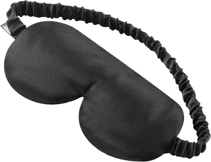 Alaska Bear Sleep Mask Silk Eye Cover with Shaped Pad, Machine Washable | Pressure-free Sleeping, Foam Insert, Upgrade Contour Over Conventional Flat Satin Eye Masks