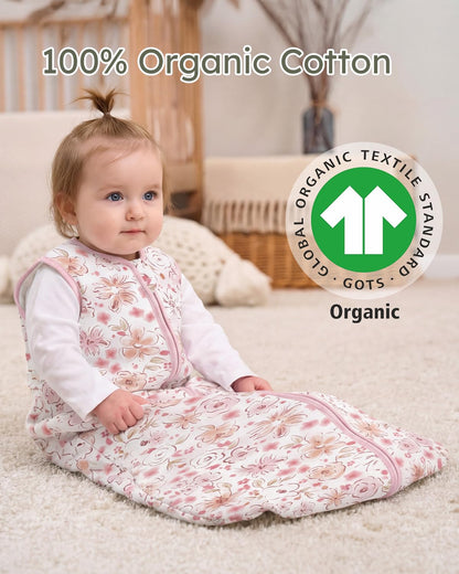 Yoofoss Baby Sleep Sack Baby Wearable Blanket 100% Cotton 2-Way Zipper Toddler Sleeping Sack