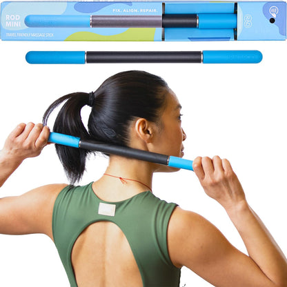 RAD 2-in-1 Muscle Flushing Kit – Includes Exercise Foam Roller & Massage Roller Stick – Deep Tissue Myofascial Release, Muscle Recovery Tools for Mobility & Performance