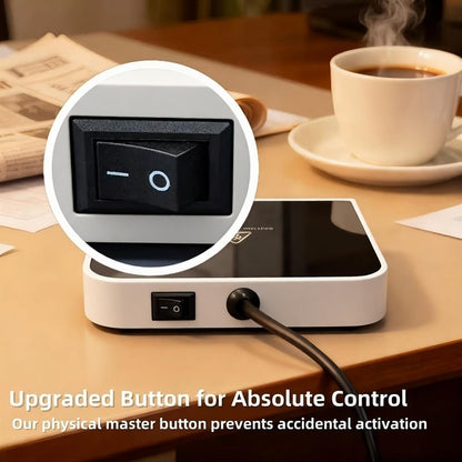 Coffee Mug Warmer & Candle Warmer 2-in-1, Electric Cup Warmer for Desk