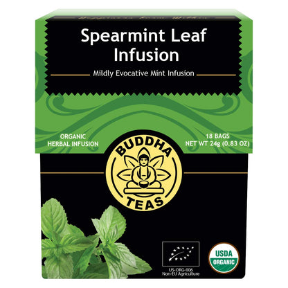 Buddha Teas Organic Lemon Balm - OU Kosher, USDA Organic, CCOF, 18 Bleach-Free Tea Bags