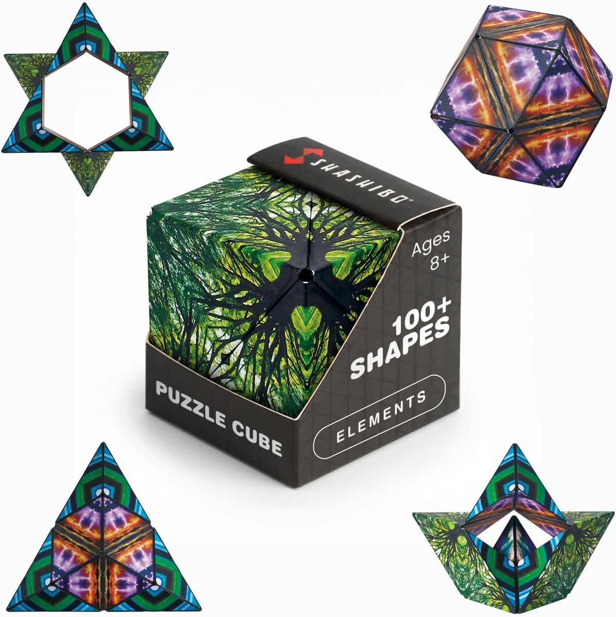 Shashibo DODECA Magnetic Puzzle Cube, Stress Relief Fidget Toy - Colors A