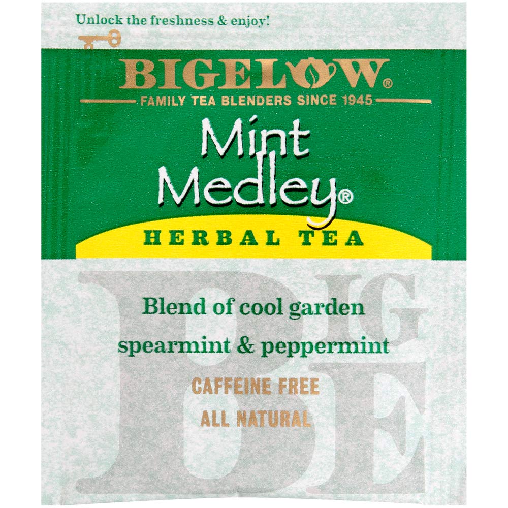 Bigelow Mint Medley Herbal Tea, 28/box