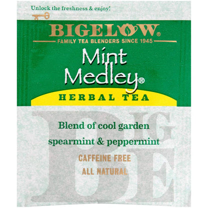 Bigelow Mint Medley Herbal Tea, 28/box