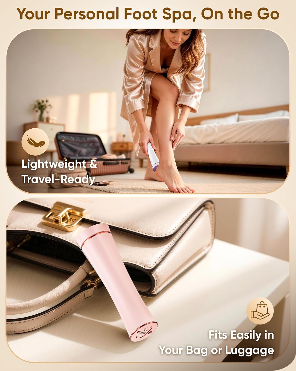 Electric Foot Callus Remover, Rechargeable Foot File Pedicure Kits