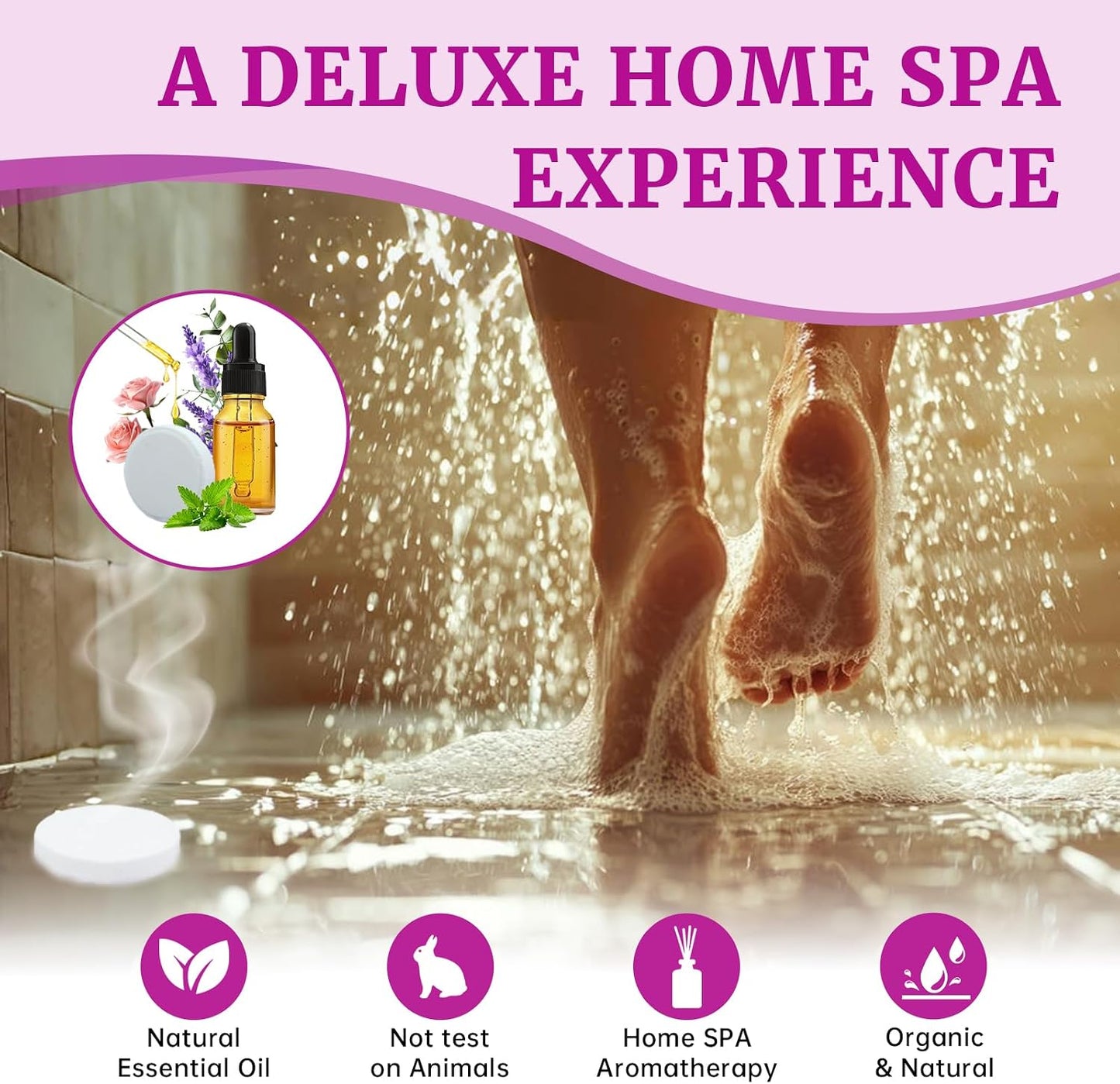 18-Pack Shower Steamers Aromatherapy, Self Care Birthday Gifts for Women Men, 6 Scented Organic Shower Bombs with Natural Essential Oils Relaxation Home SPA, Travel Essentials, Appreciation Gifts