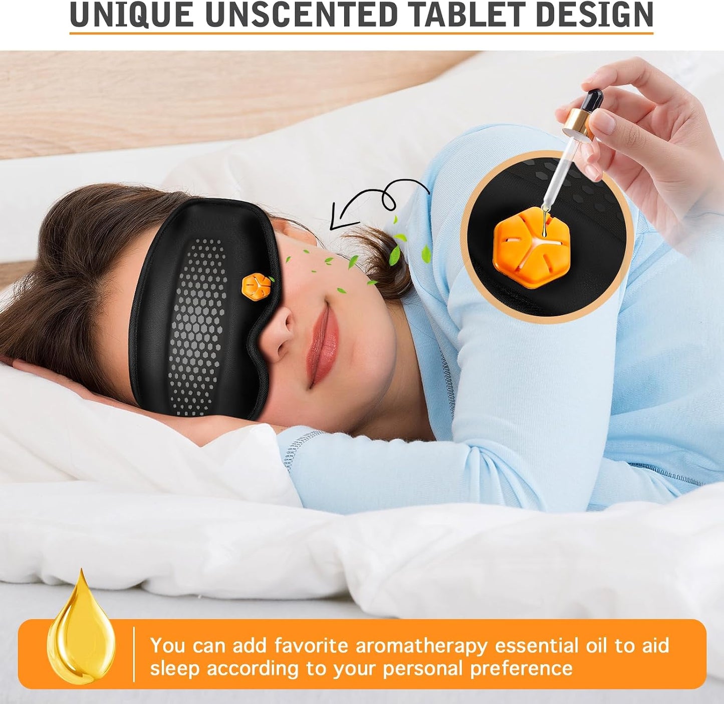 Cordless Heated Eye Mask - Removable Scent Pads, 1200mAh Rechargeable Heated Eye Masks for Dry Eyes,Cordless Eye Heating Pad for Stye Eye Treatment, Warm Compress for Eyes, Gifts for Men Women