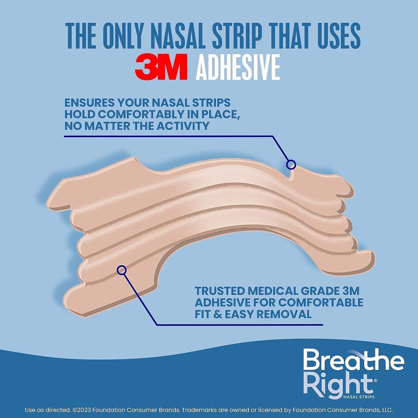 Breathe Right Nasal Strips, Extra Strength Tan Nose Strips, Drug-Free Nasal Congestion Relief for Better Breathing, Help Relieve Snoring, Caused by Colds & Allergies, Deviated Septum, 26ct