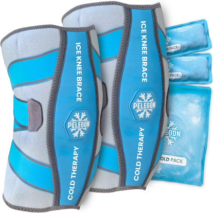 Knee Ice Pack Wrap (1 Pack) - Adjustable Ice Pack for Knees Surgery, Replacement, Arthritis Pain, ACL, Sports Injuries, Post Surgery, for Long Duration - 1 Pack