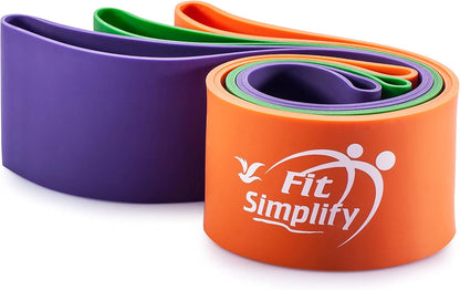 Fit Simplify Pro Series Resistance Loop Exercise Bands, Set of 3