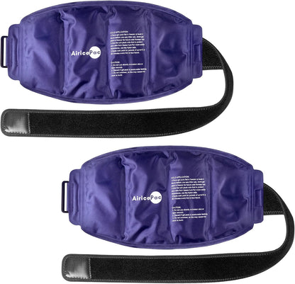 AiricePac 16 × 9" Large Ice Pack for Injuries Reusable Gel for Lower Back, Shoulder, Knee, Elbow, Hip, Leg, Soft Flexible Cold Compress for Pain Relief