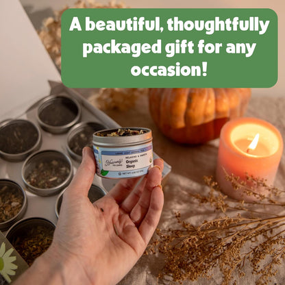 Heavenly Tea Leaves Organic 9 Flavor Variety Pack, Loose Leaf Gift Sampler