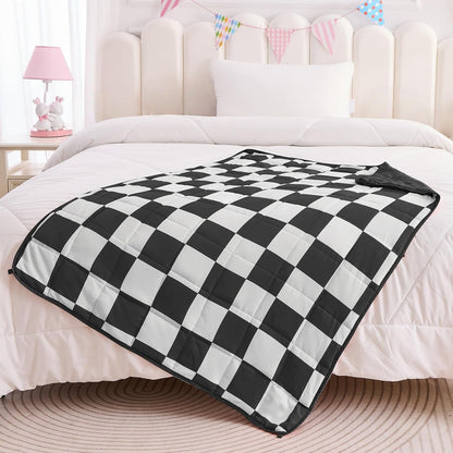 yescool Weighted Lap Pad 2 Pounds Weighted Lap Blanket, Space Plane Small Weighted Blanket, Weighted Throw Blanket Gifts for Travel Indoor Outdoor, 20"x30"