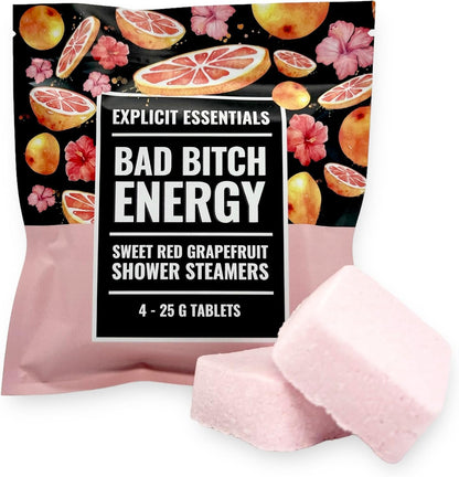 Explicit Essentials B Relax Shower Steamers | Lavender Mint Aromatherapy Shower Steamers for Relaxation & Stress Relief | Spa Shower Gift for Self-Care, Birthdays & Holidays