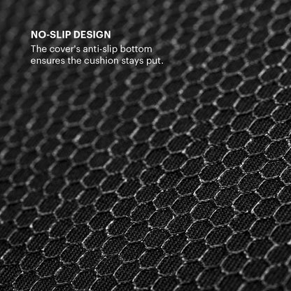 Purple Royal Seat Cushion, Portable 2 Inch Gel Seat Cushion, GelFlex Grid | Handles for Car, Office Chair, Stadium - Pressure-Reducing for Hard Seats, Temperature-Neutral, No-Slip - Made in USA
