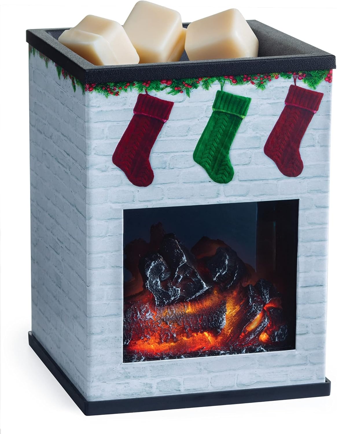 Candle Warmers ETC. Illumination Fragrance Warmer- Light-Up Warmer for Warming Scented Candle Wax Melts and Tarts or to Freshen Room, White Harmony