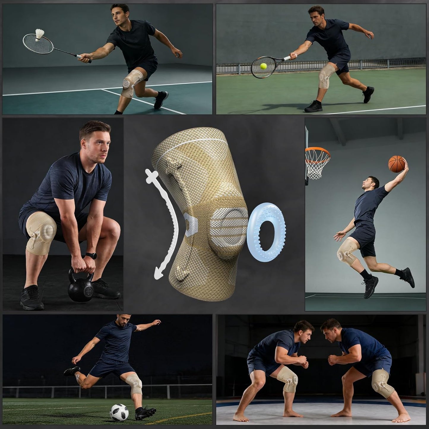 NEENCA Professional Knee Brace, Medical Knee Support for Women & Men Relief