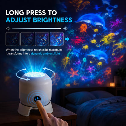 Dynamic Rotating Led Projector Light, Rotating Night Lamp