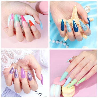 COSCELIA 53pcs Gel Nail Polish Kit with U V light and Drill Starter Kit 35 Colors Gel Nail Polish with 5pcs Top Base Coat Nail Art Professional Gel Manicure Kits Gifts for Women Teens Girls