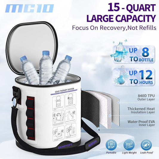 Cold Therapy Machine for Knee with Programmable Timer & Quiet Pump