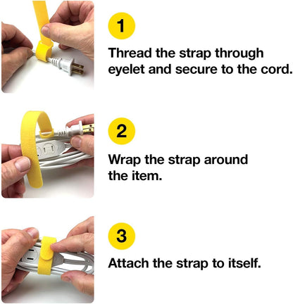 Wrap-It Storage Cable Management Value Pack - 61 Piece