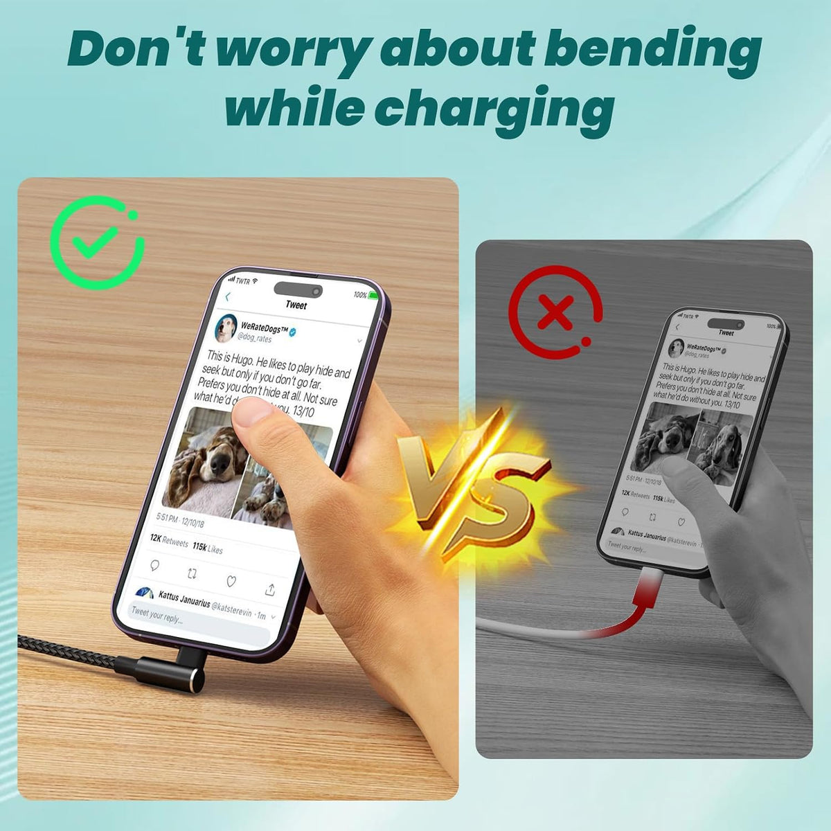 4 in 1 Multi Charging Cable, 5FT Charging Cords for Multiple Devices