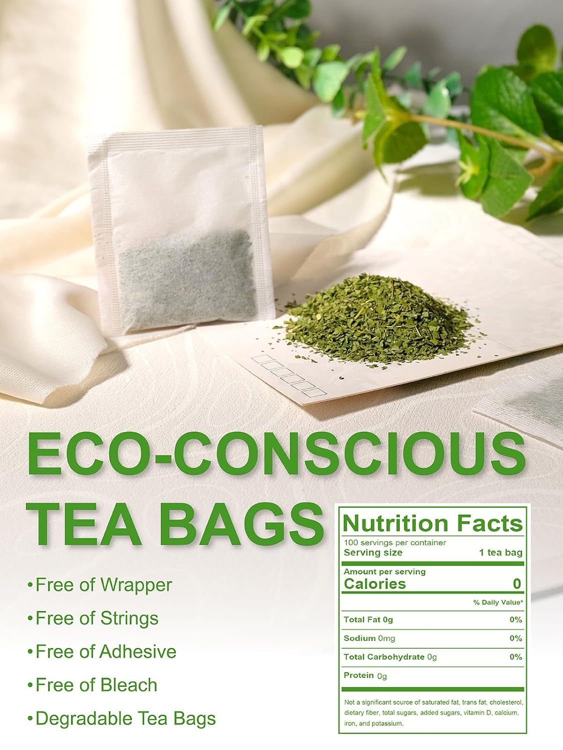 TeeLux Milk Thistle Tea Bags, Natural Milk Thistle Seed Tea, Mild & Mellow Taste, Caffeine Free, 100 Count
