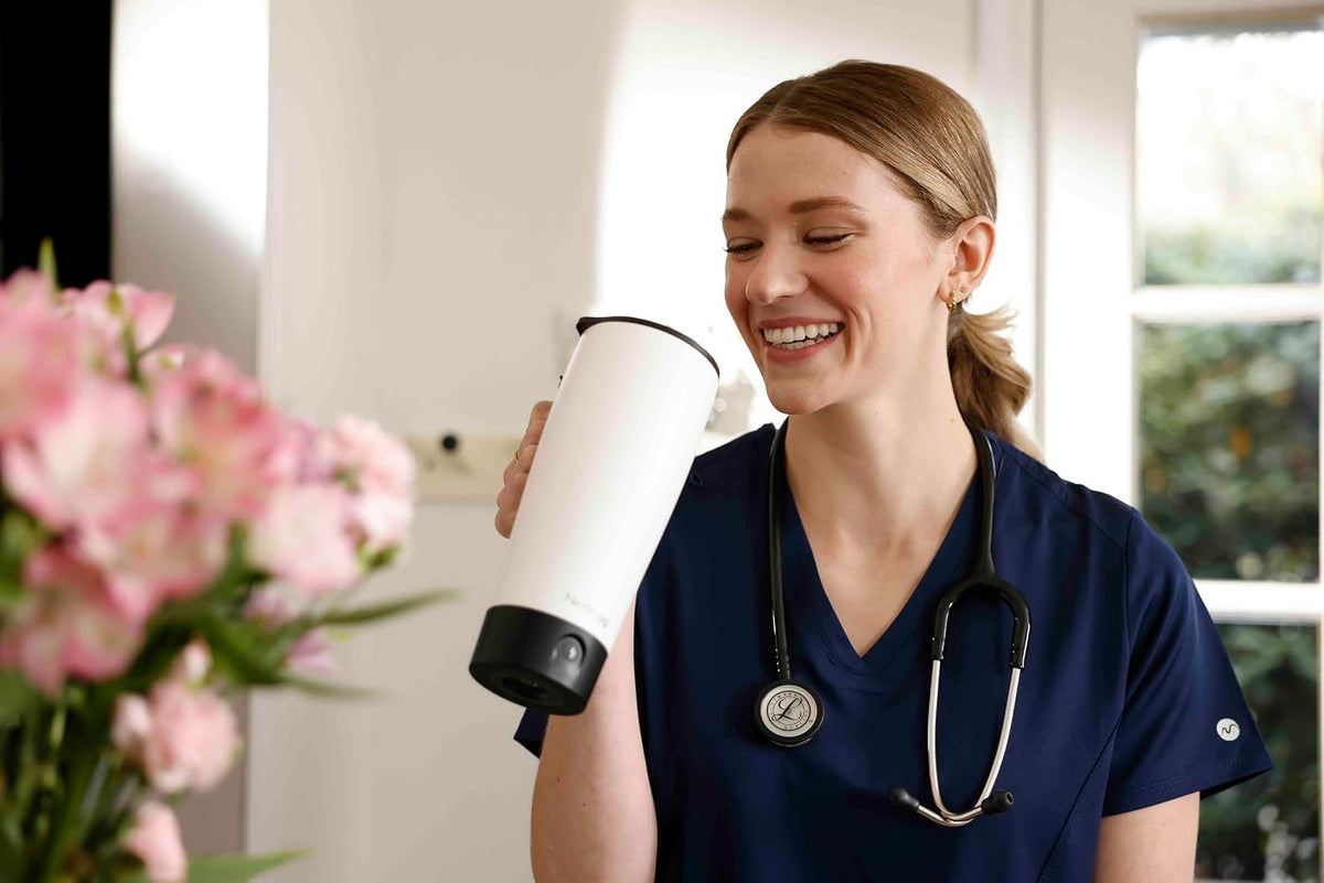 Nextmug Go - Temperature-Controlled, Self-Heating Travel Mug