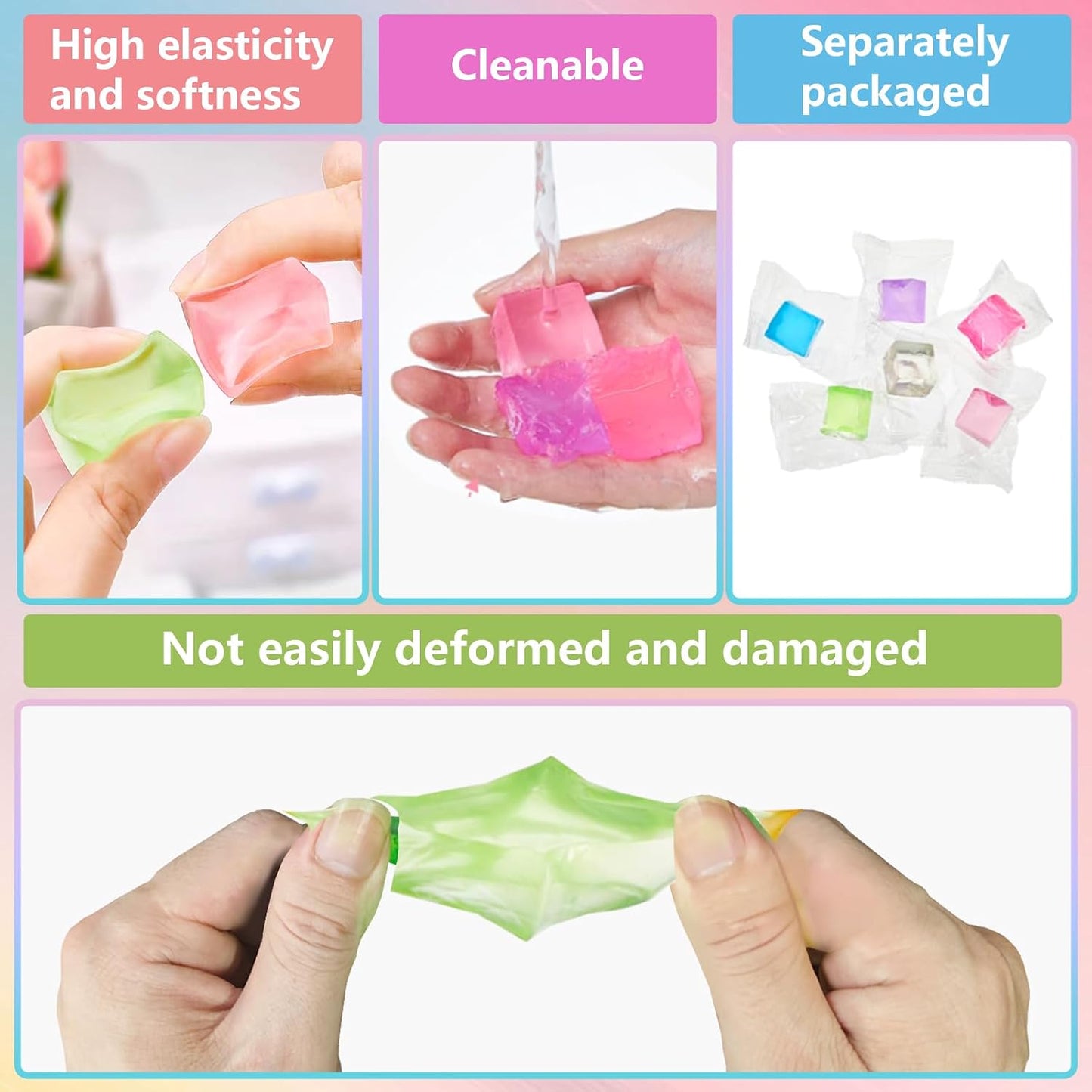 24 Pcs Fidget Stress Balls Bulk, Squeeze, Mini Stress Balls to Adult Birthday Easter Day Gifts Fathers Day
