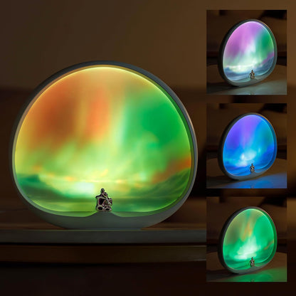 mamre Romantic Dimmable Sunset Lamp Home Decor Sunset Table Lamp Gift for Living Room Bedroom