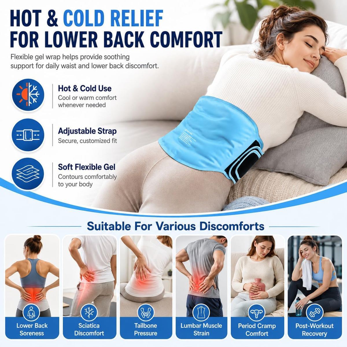 Shoulder Ice Pack Rotator Cuff Cold Therapy Wraps