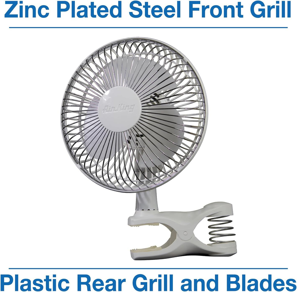 Air King 9145 6-Inch 2-Speed Clip-On Fan