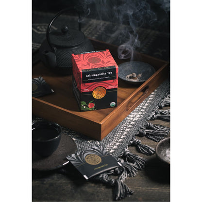 Buddha Teas Organic Ashwagandha Tea - Herbal Tea, Caffeine Free