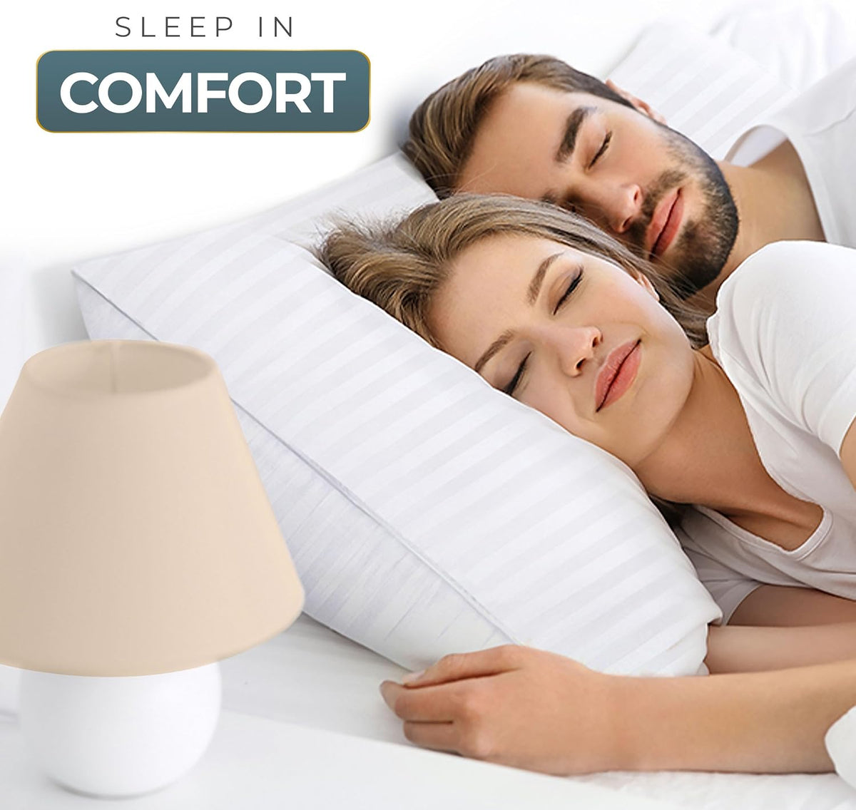 Utopia Bedding Hotel Bed Pillows for Sleeping, Pillows Queen Size Set of 2